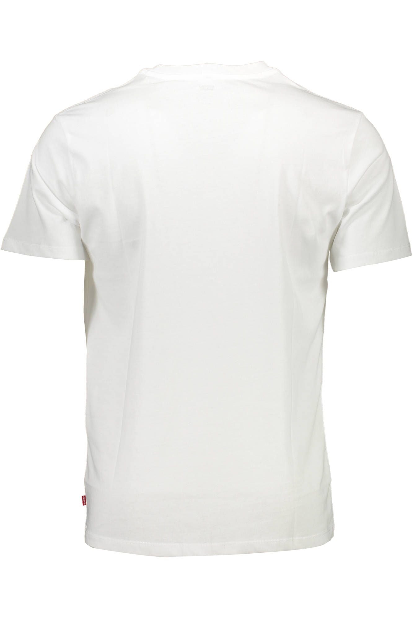 Camiseta de algodón blanca para hombre