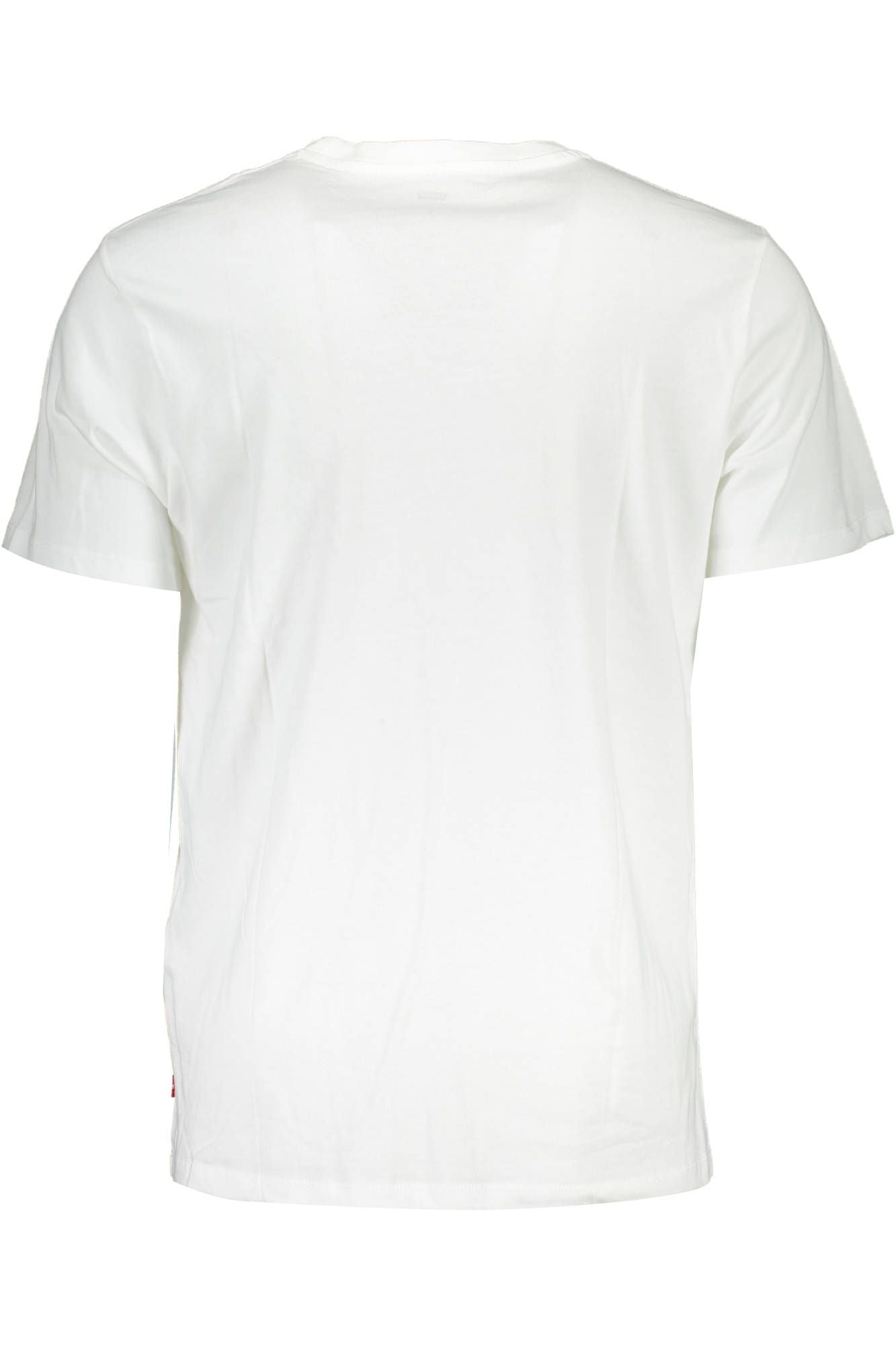 Camiseta de algodón blanca para hombre