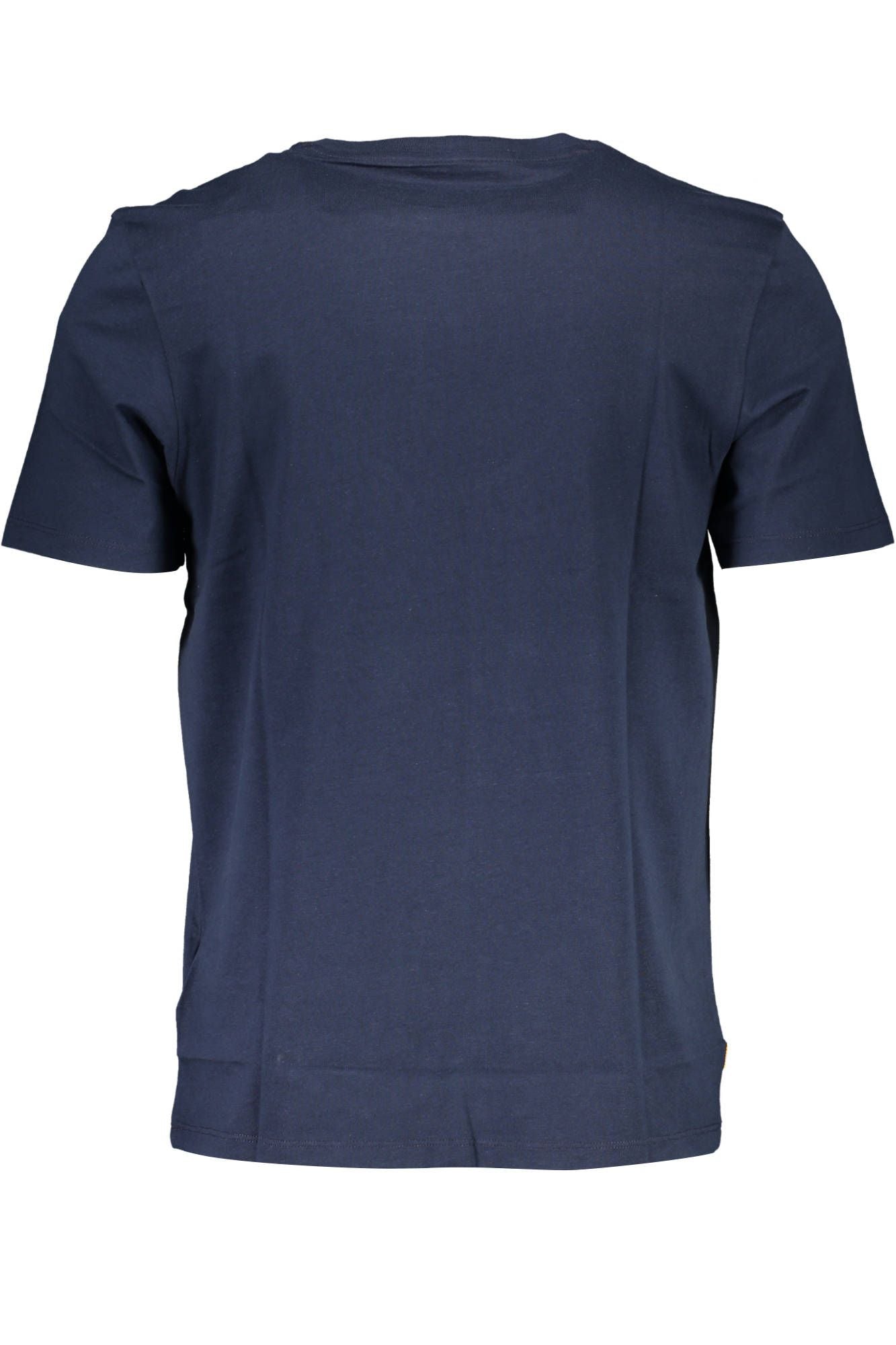 Blue Cotton Men T-Shirt