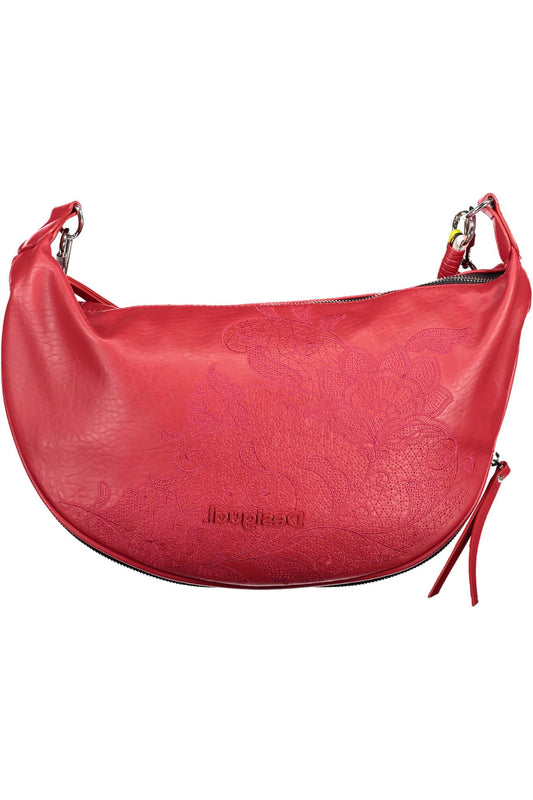 Bolso de polietileno rojo para mujer