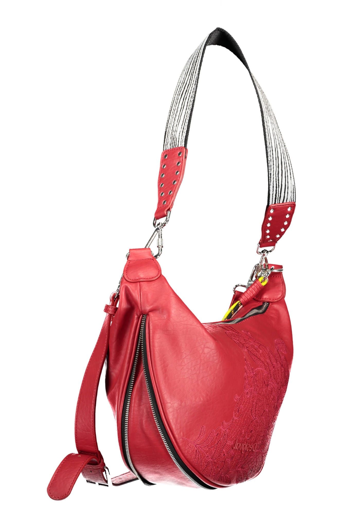 Bolso de mano de polietileno rojo