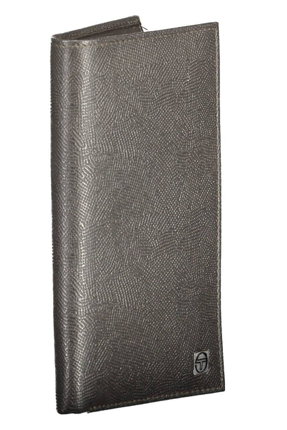 Cartera de piel marrón para hombre