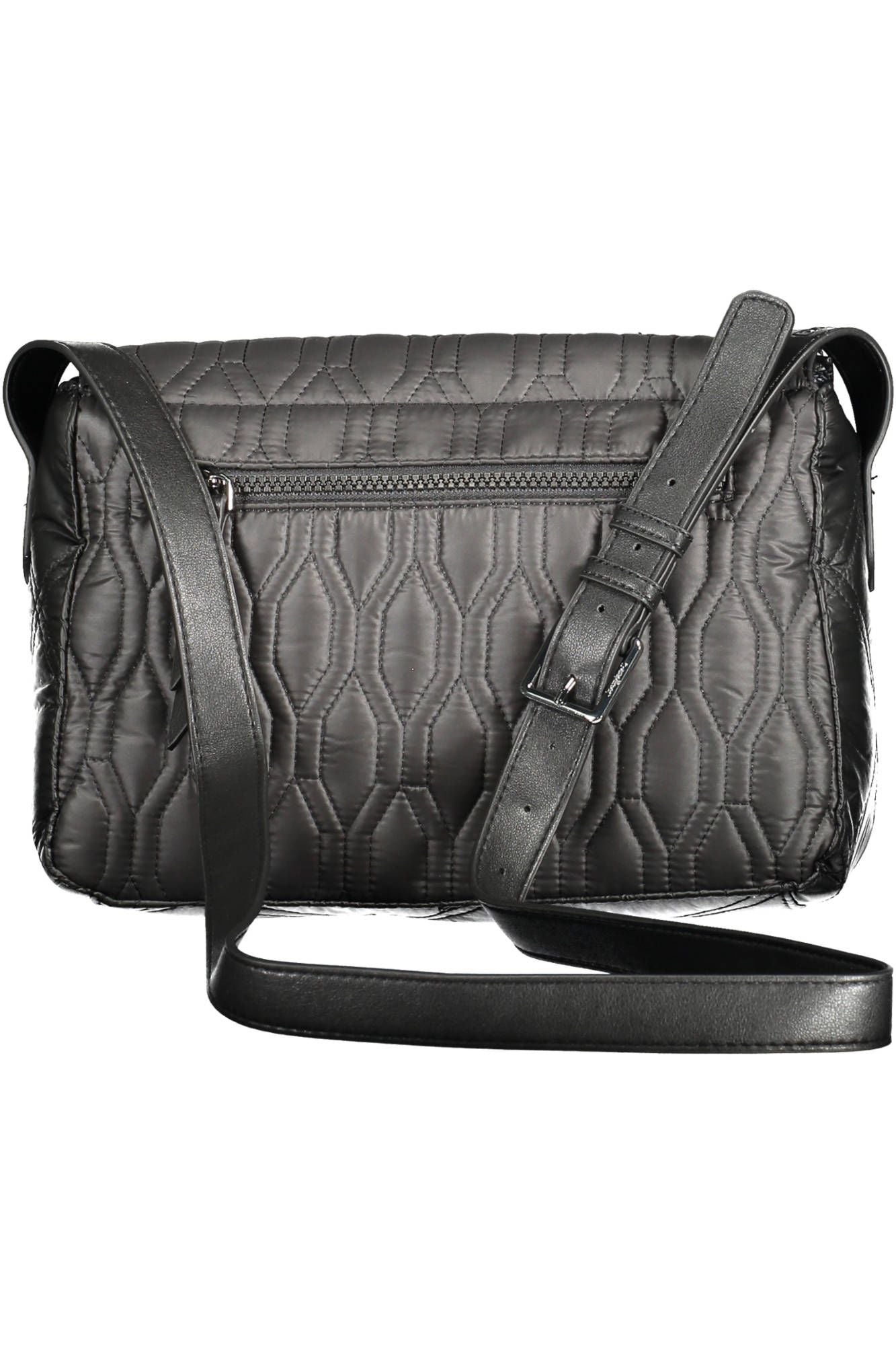 Bolso de mano de mujer de polietileno negro