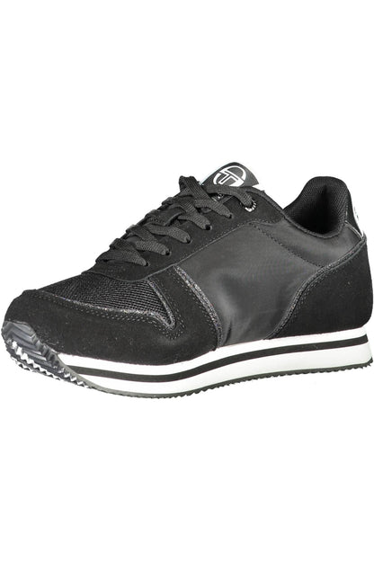 Black Polyester Women Sneaker