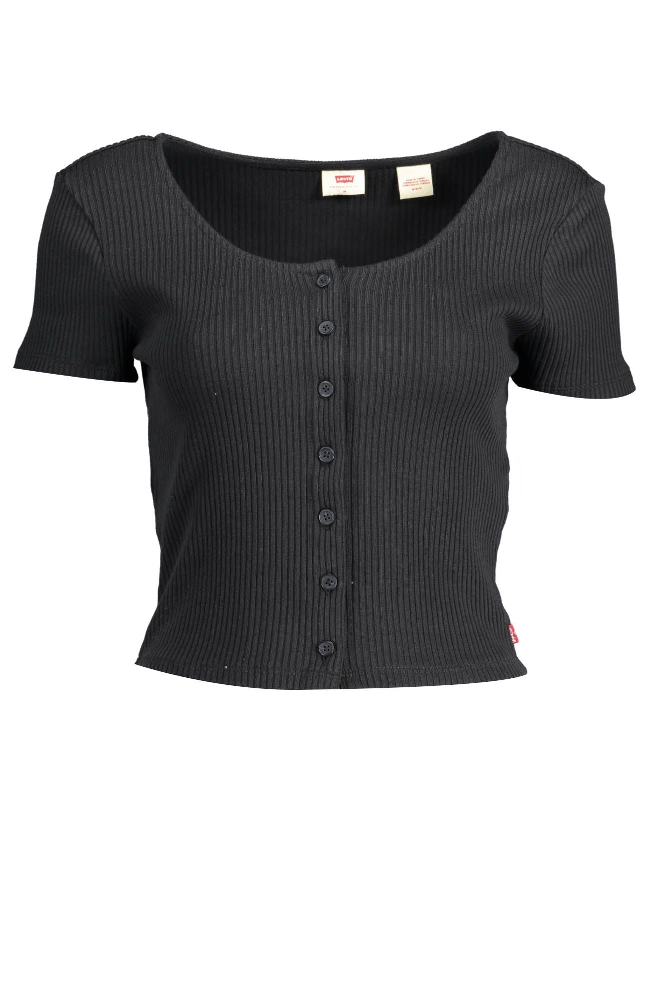 Black Cotton Women Top