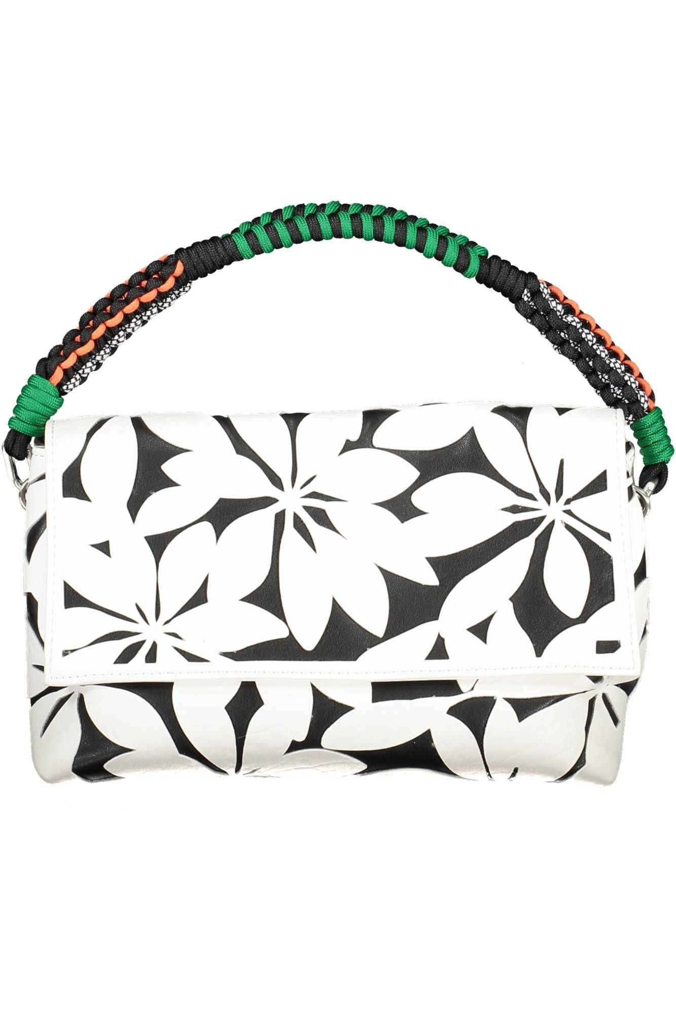 White Polyethylene Women Handbag