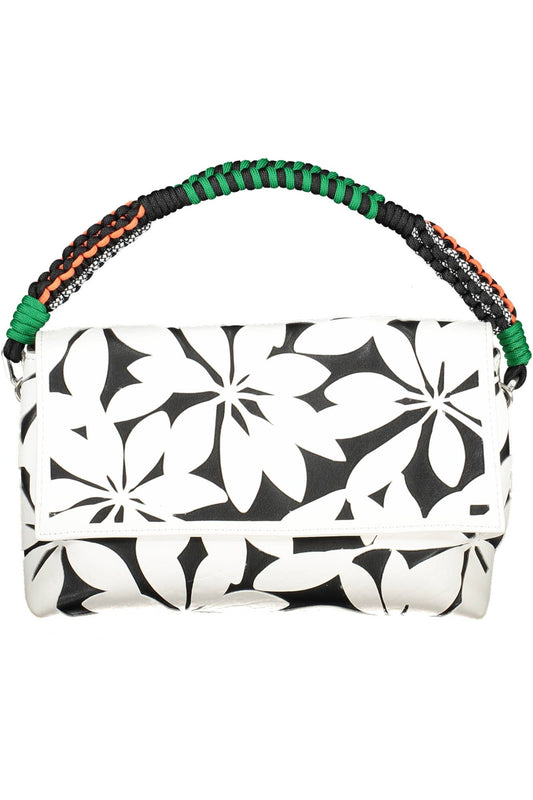 Bolso de mano para mujer de polietileno blanco