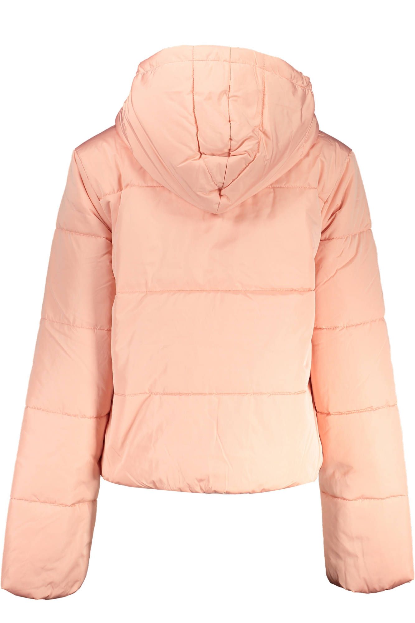 Chaqueta de poliéster rosa para mujer