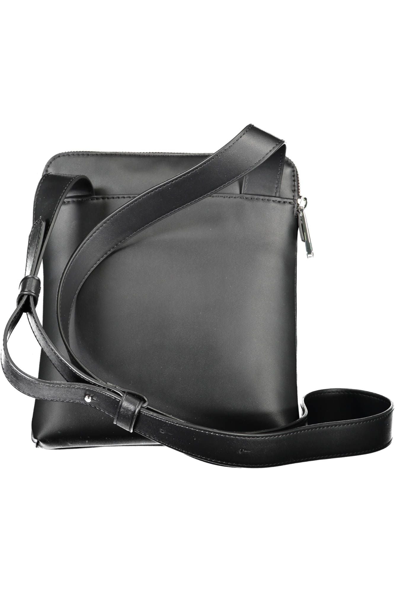 Bolso de hombro de poliéster negro para hombre