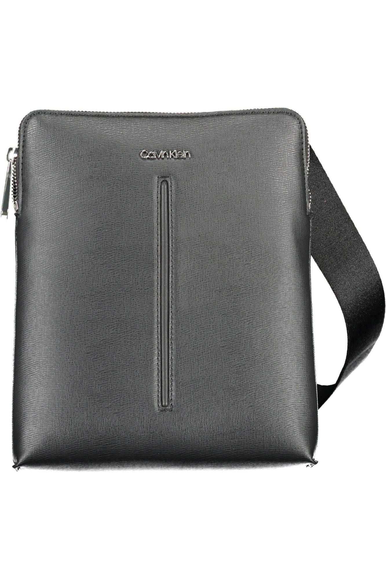 Bolso de hombro de poliéster negro para hombre