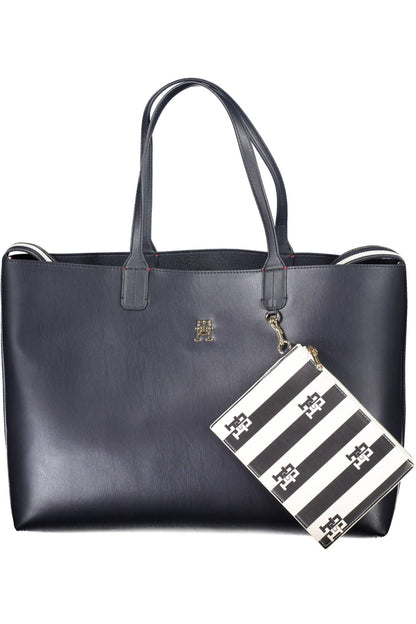 Bolso de mano de mujer de polietileno azul