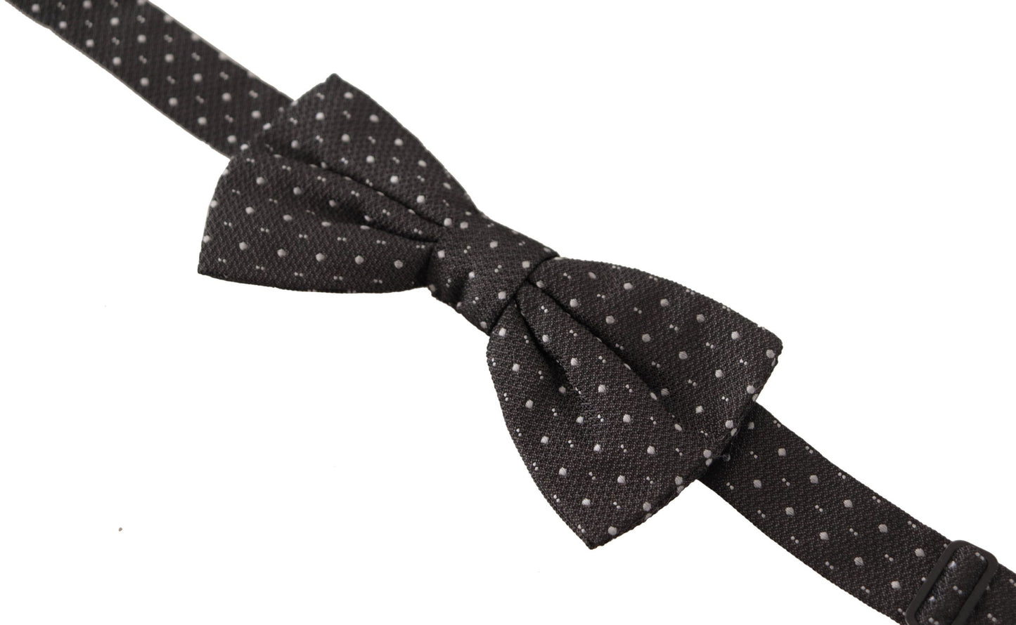 Elegant Polka Dot Silk Bow Tie