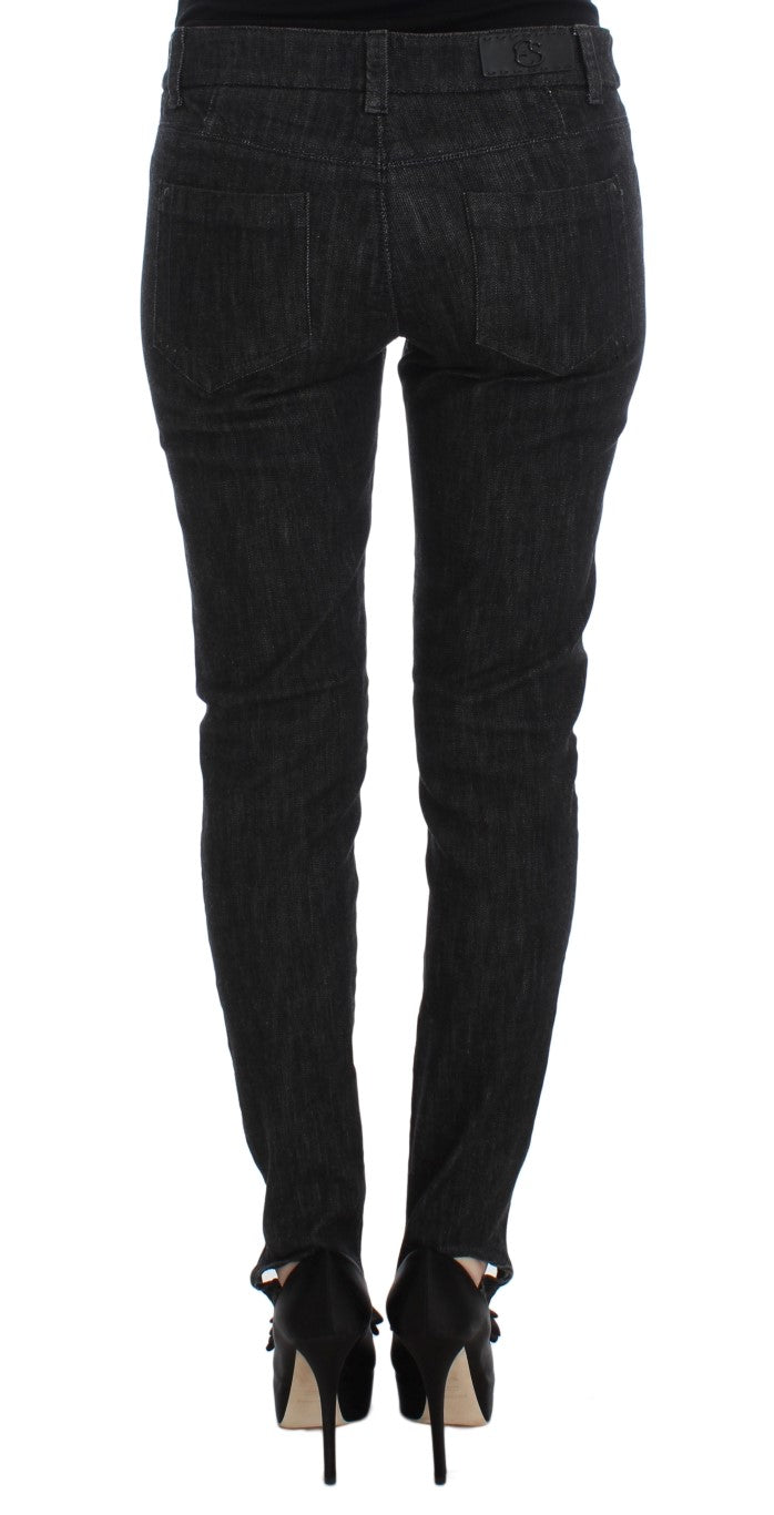 Elegant Slim Fit Blue Jeans