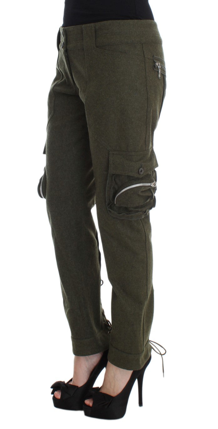 Chic Green Cargo Pants for Effortless Style