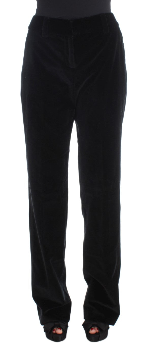 Elegant Black Straight Fit Jeans