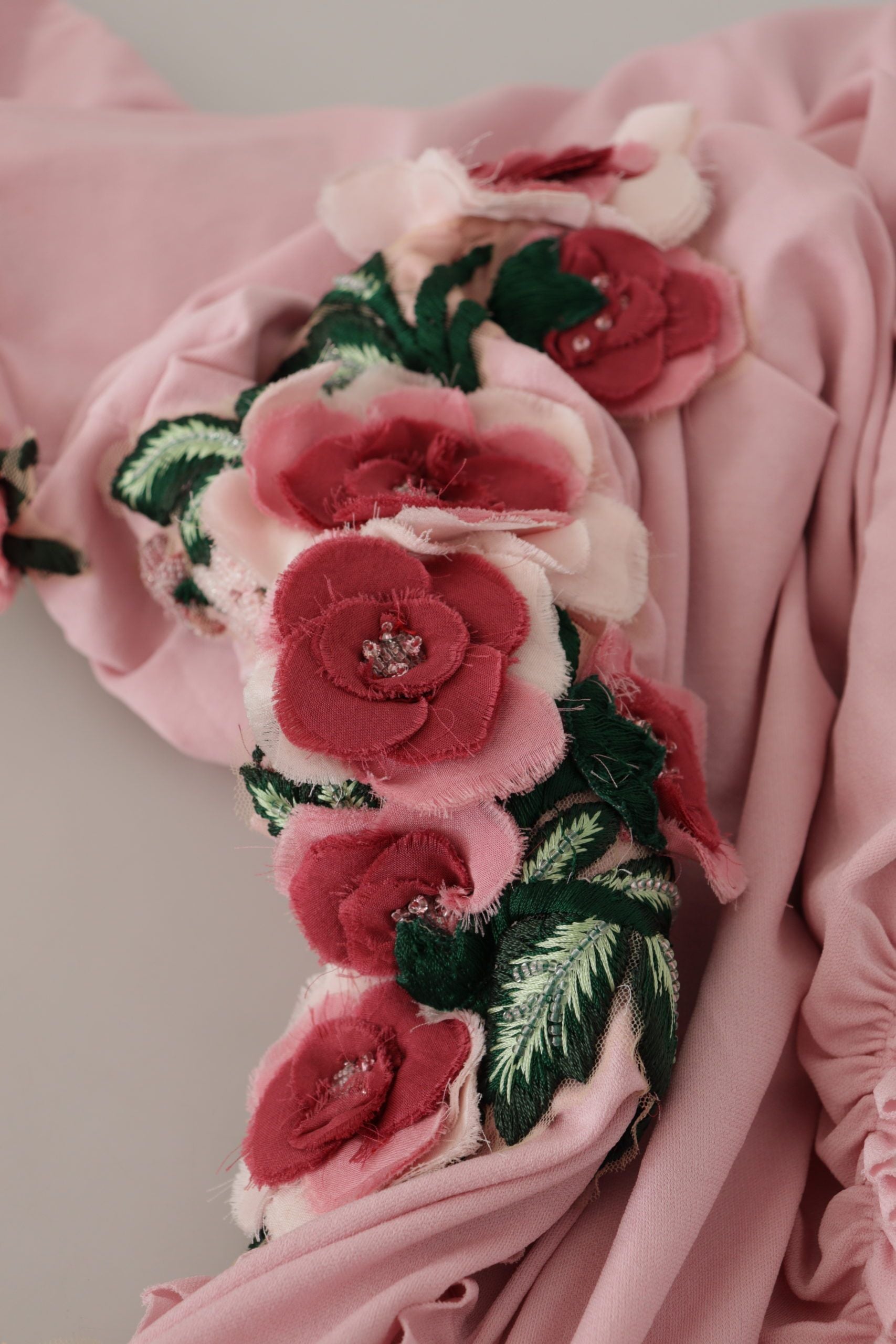Elegante Vestido Bodycon Rosa de un Hombro