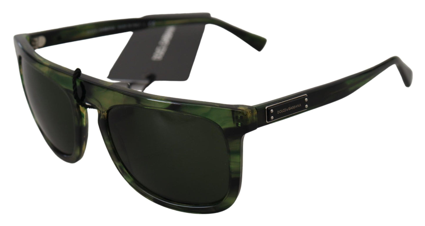 Gafas de sol para mujer en acetato verde chic