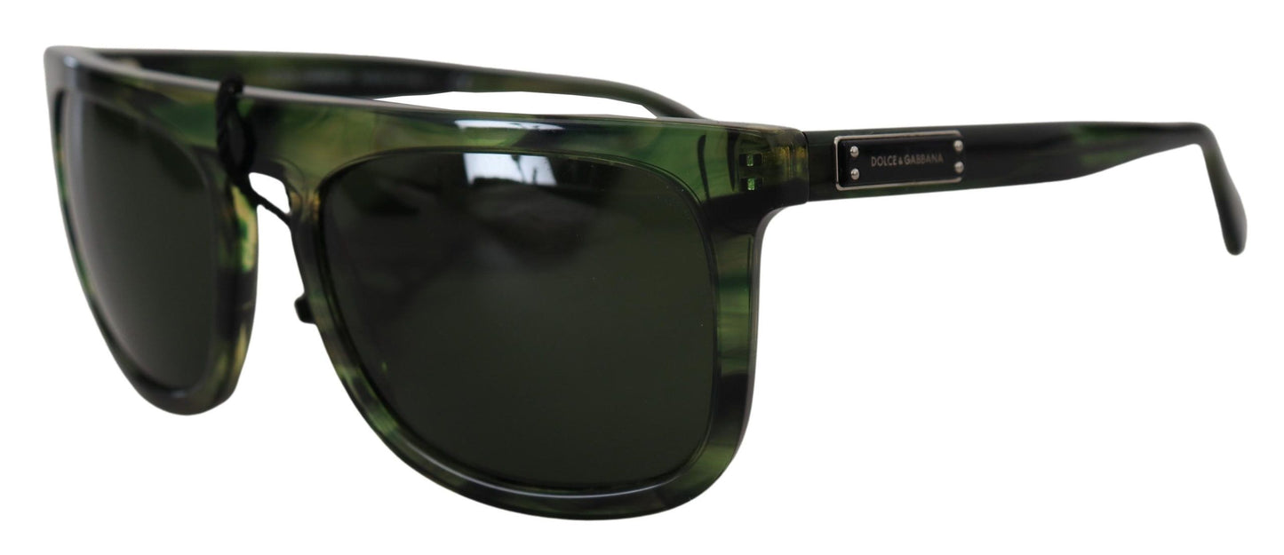 Gafas de sol para mujer en acetato verde chic