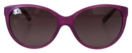 Gafas de sol redondas de acetato violeta chic