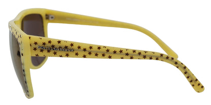 Gafas de sol cuadradas Stellar Chic en amarillo