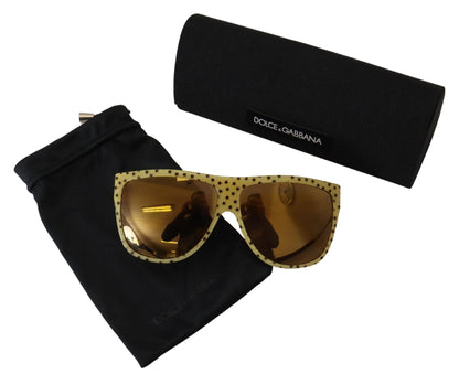 Gafas de sol cuadradas Stellar Chic en amarillo