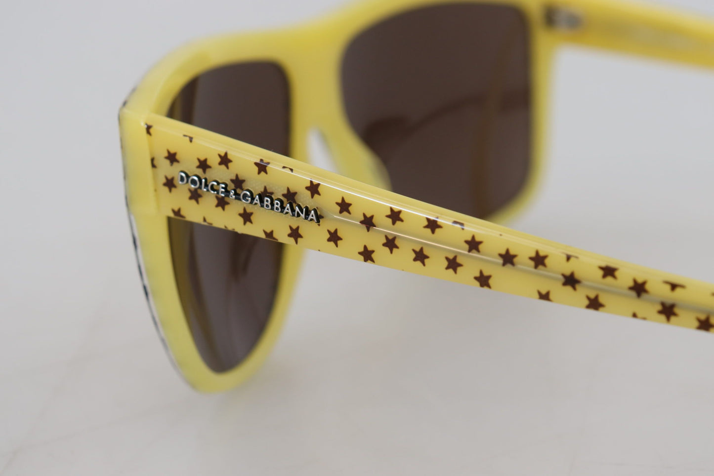 Gafas de sol cuadradas Stellar Chic en amarillo