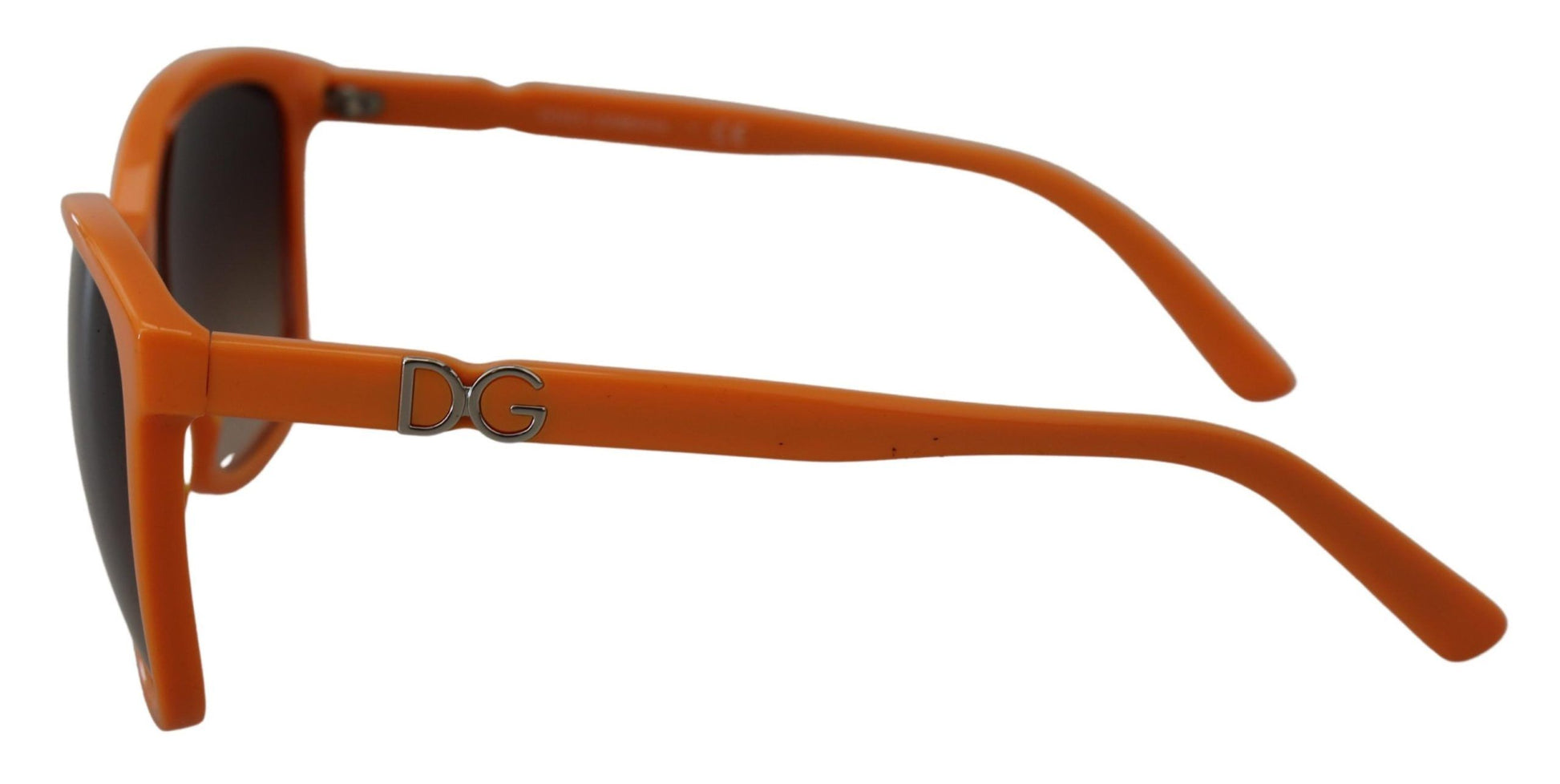 Gafas de sol redondas naranja chic para mujer