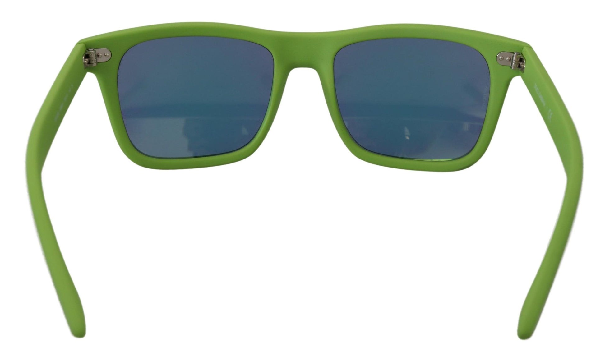 Gafas de sol con montura completa y estilo chic en color verde ácido