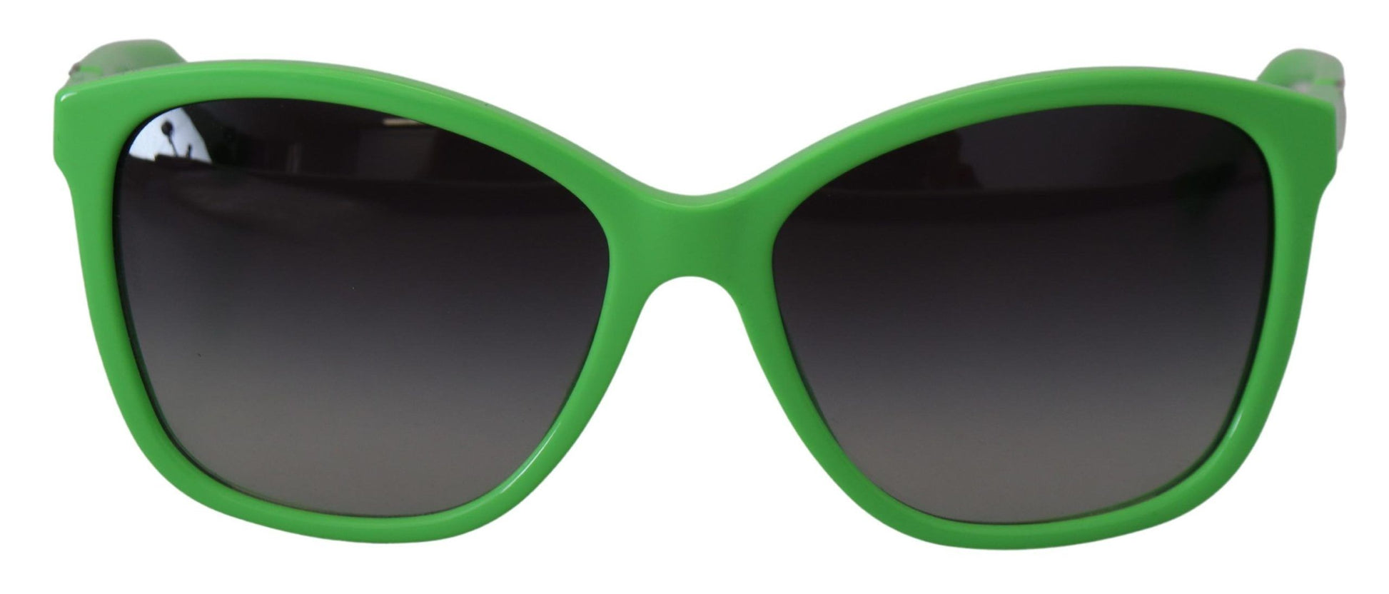 Gafas de sol redondas de acetato verde chic