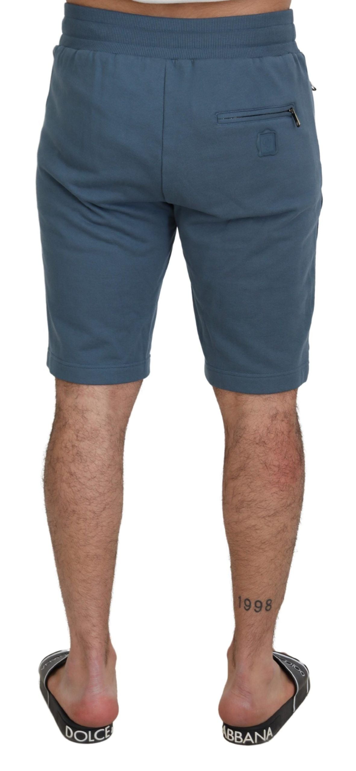 Bermudas elegantes de color azul - Corte regular