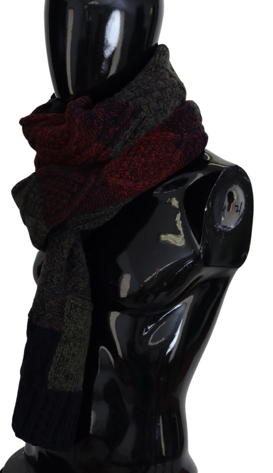 Elegant Wool-Cashmere Men's Scarf