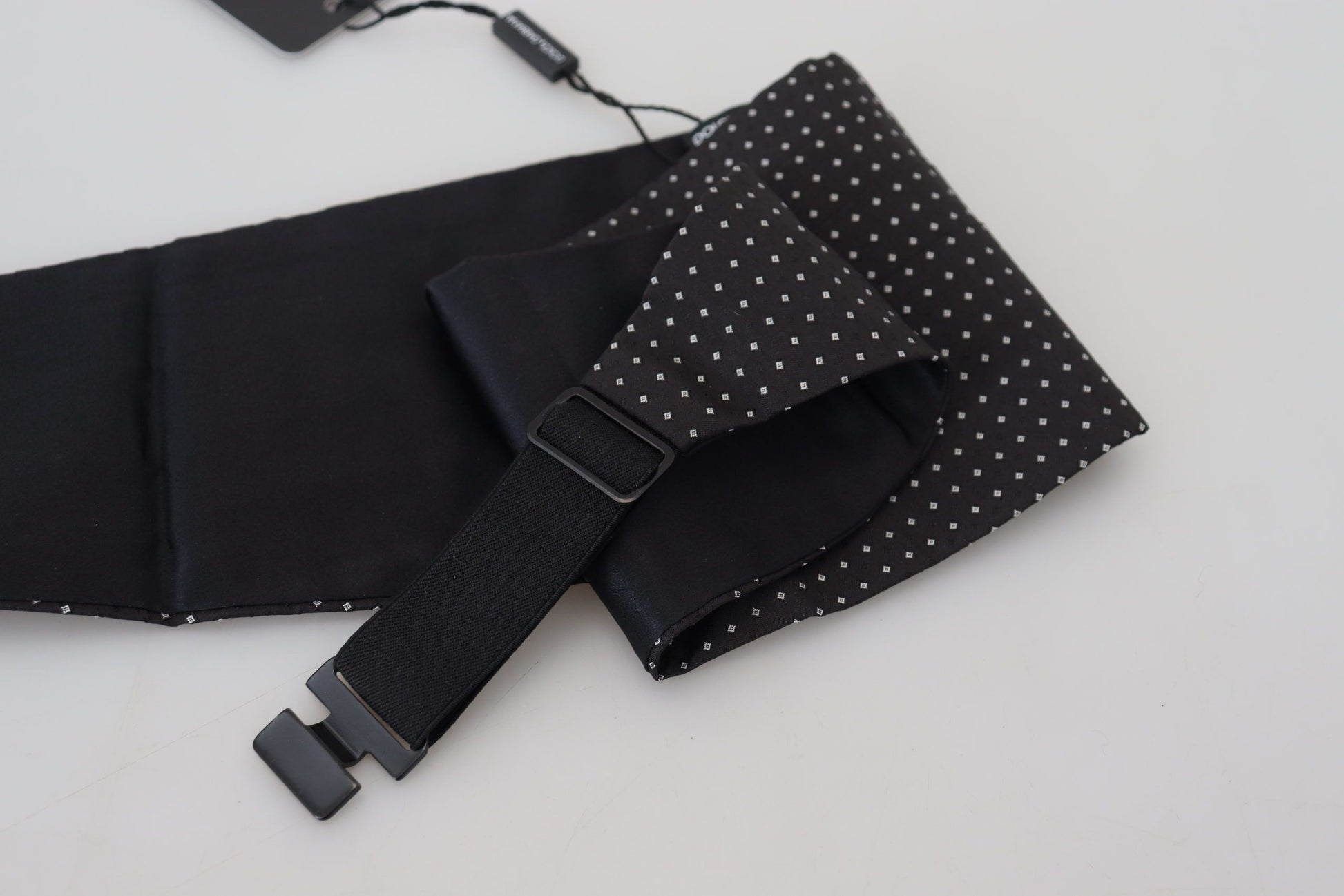 Elegant Silk Polka Dot Cummerbund