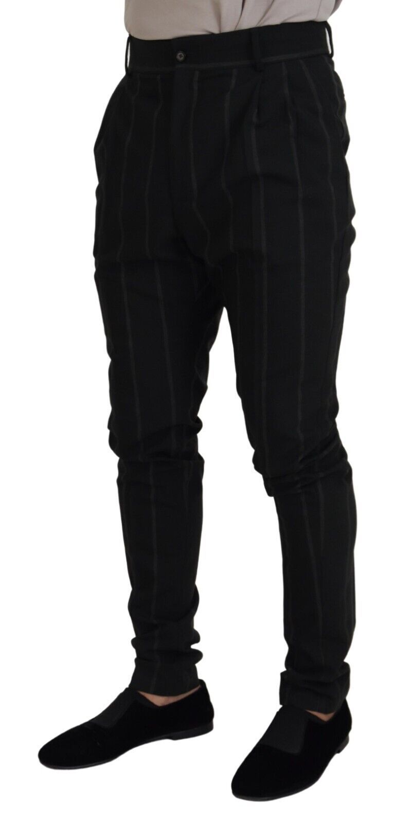 Elegant Black Tailored Trousers