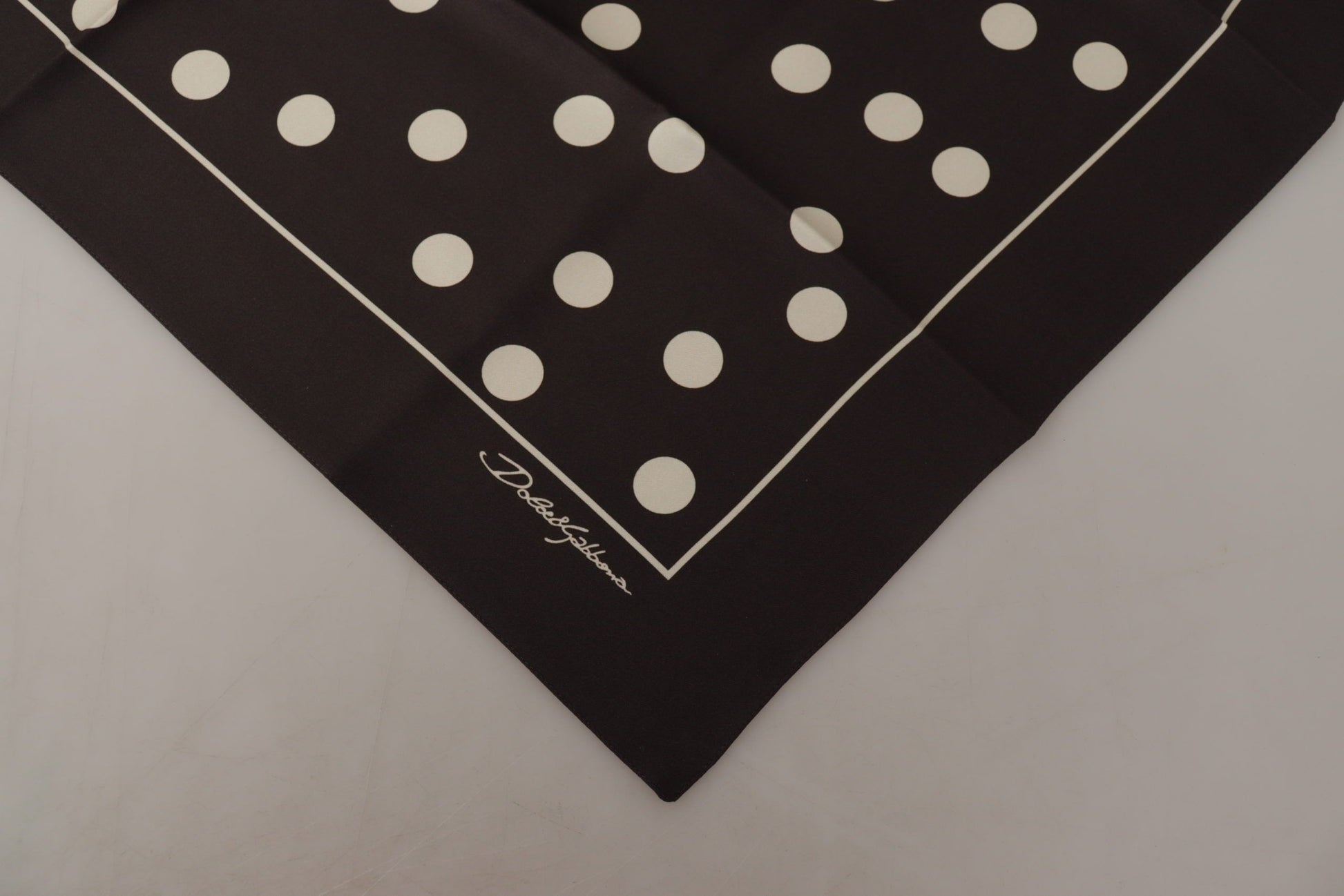 Elegant Silk Polka Dot Men's Scarf