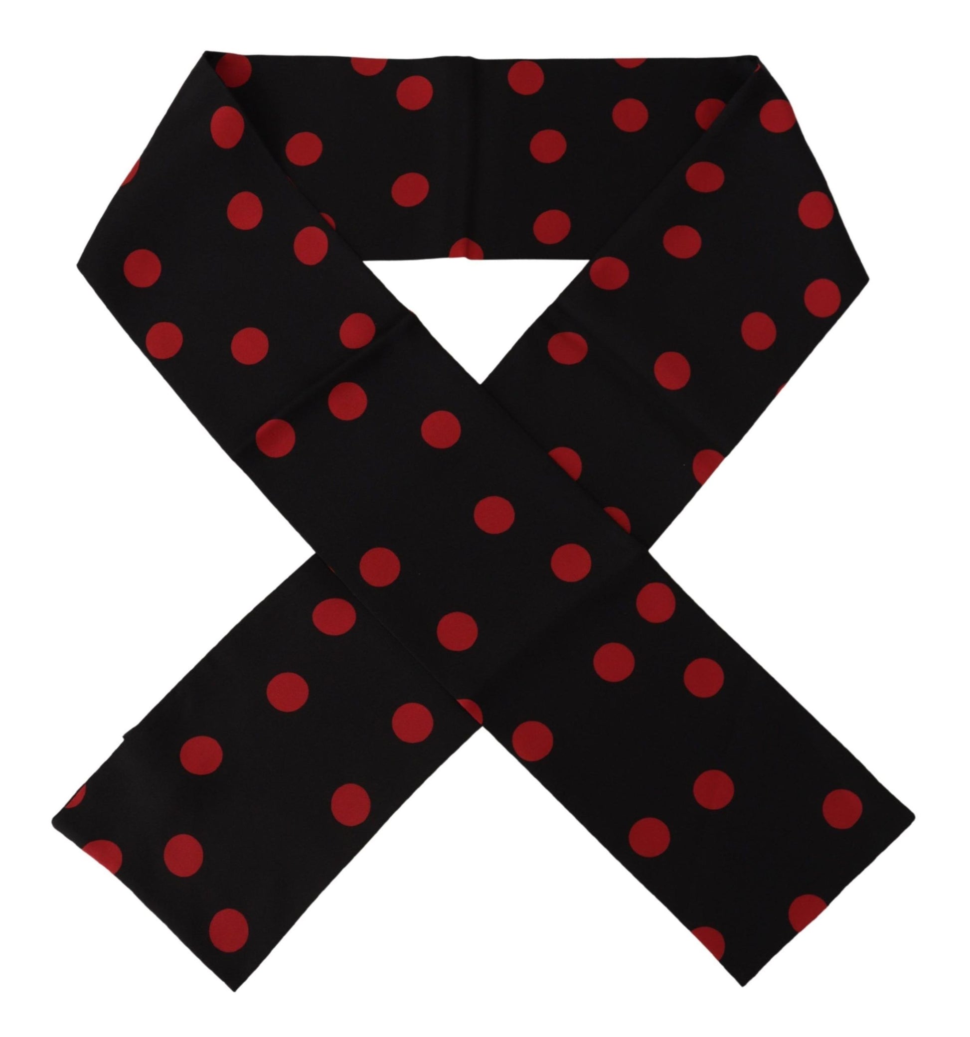 Elegant Silk Polka Dot Men's Scarf