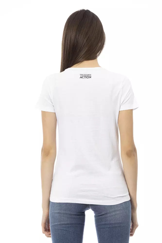 White Cotton Women Top