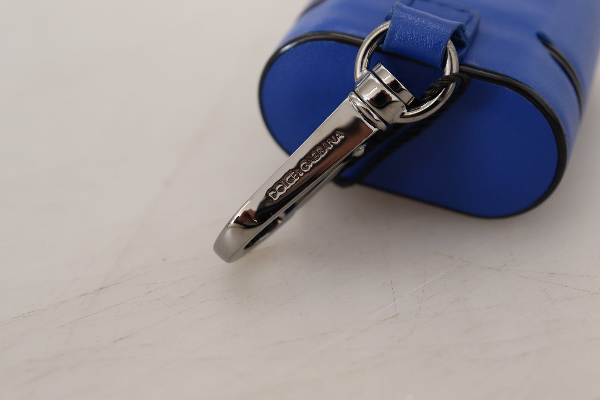 Estuche elegante de cuero azul para Airpods