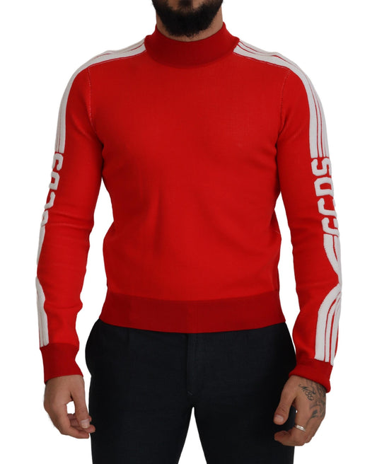 Elegante jersey rojo para hombre