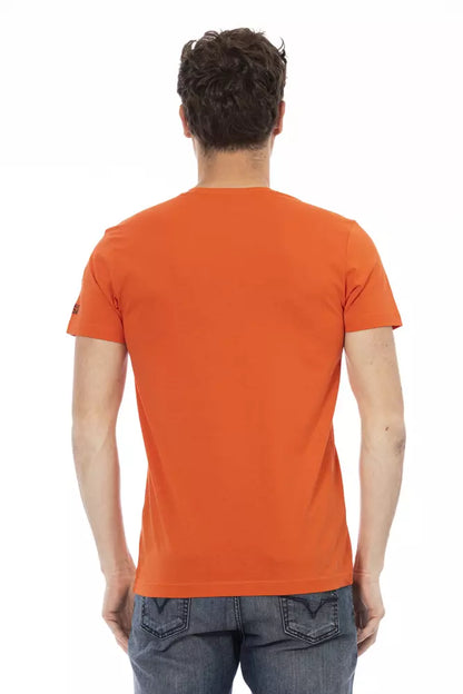 Camiseta de algodón roja para hombre