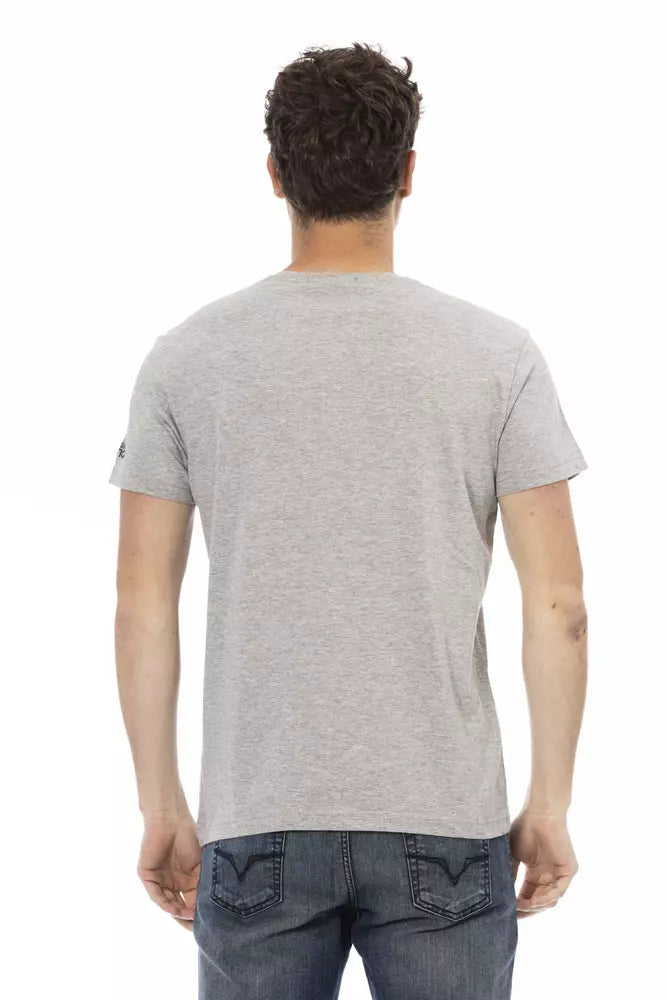 Gray Cotton Men TShirt