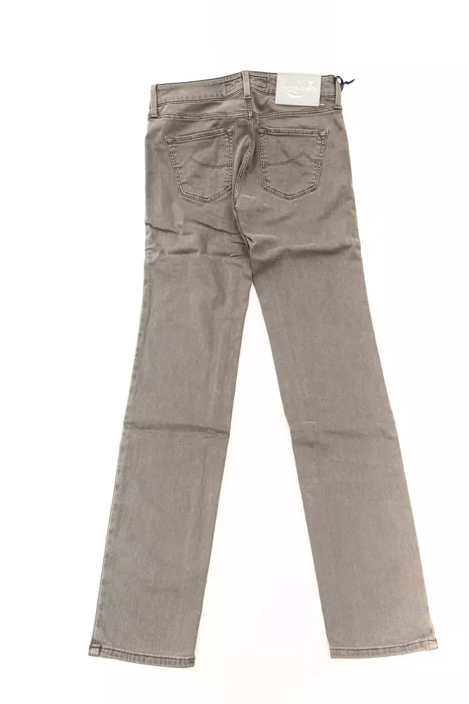 Gray Modal Women Jeans