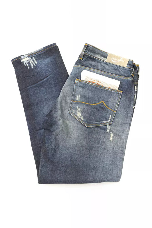 Blue Cotton Women's Jean