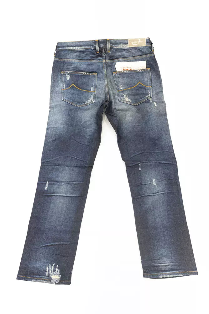 Blue Cotton Women's Jean