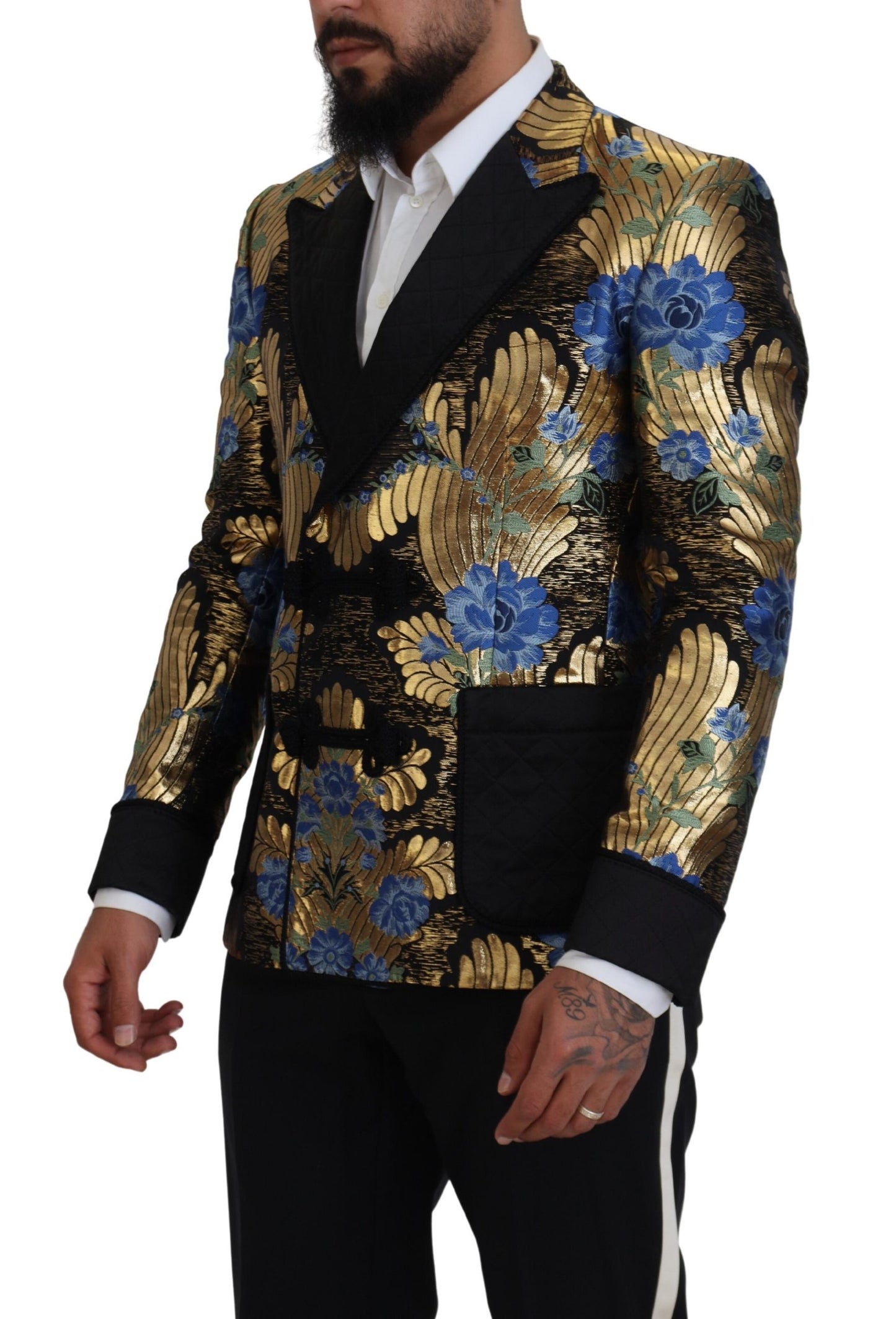 Elegant Floral Evening Party Blazer