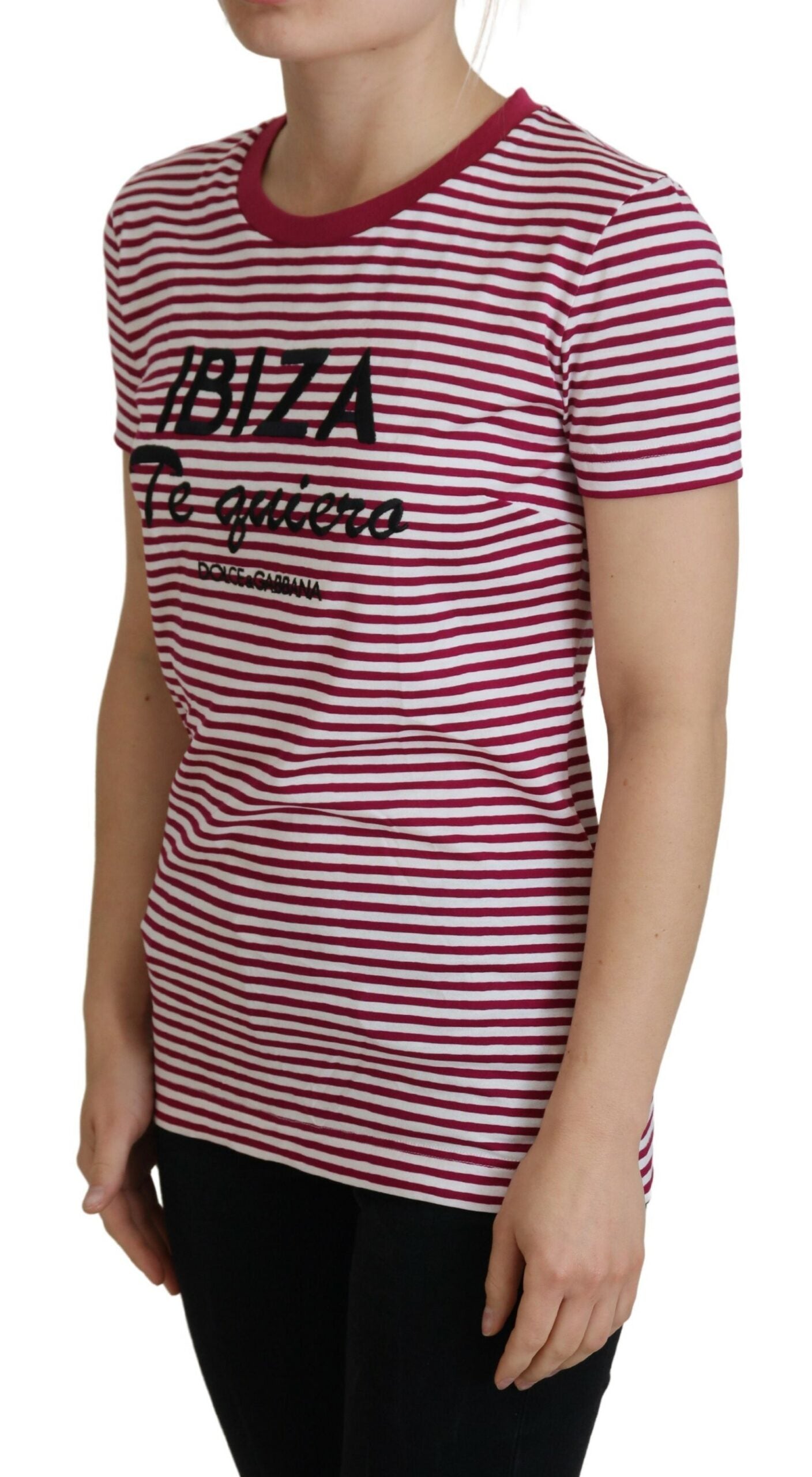 Exclusive Striped Ibiza Crew Neck Tee