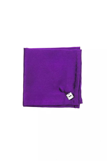 Pañuelo de bolsillo para hombre de sisal morado