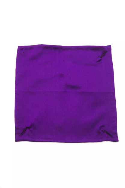 Pañuelo de bolsillo para hombre de sisal morado