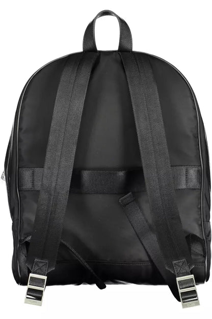 Mochila de poliamida negra para hombre