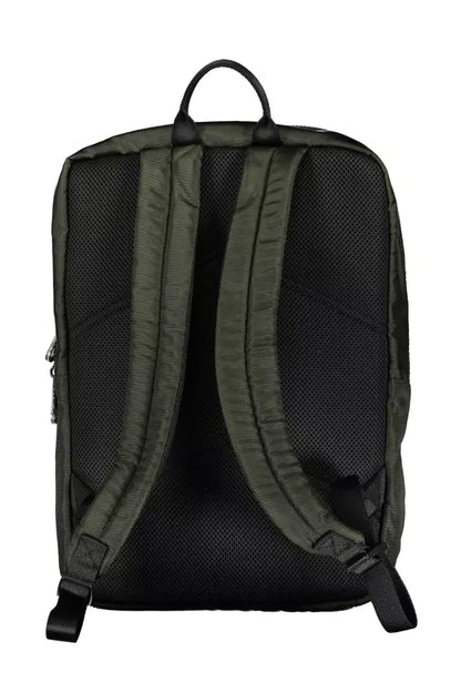 Mochila de poliéster verde para hombre