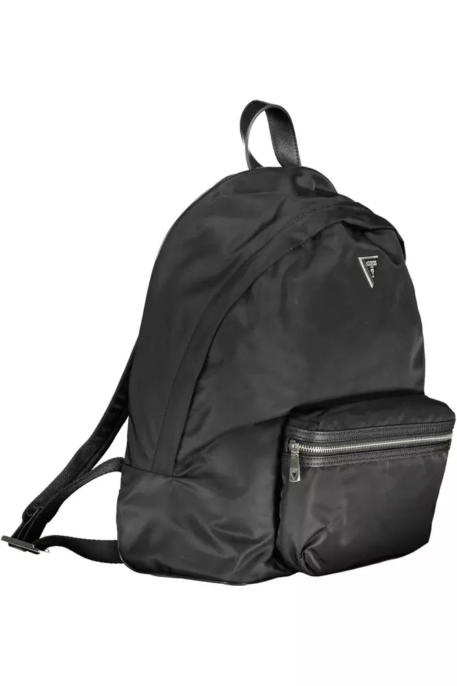 Mochila de poliamida negra para hombre